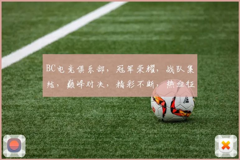 BC电竞俱乐部，冠军荣耀，战队集结，巅峰对决，精彩不断，热血征途，共铸辉煌